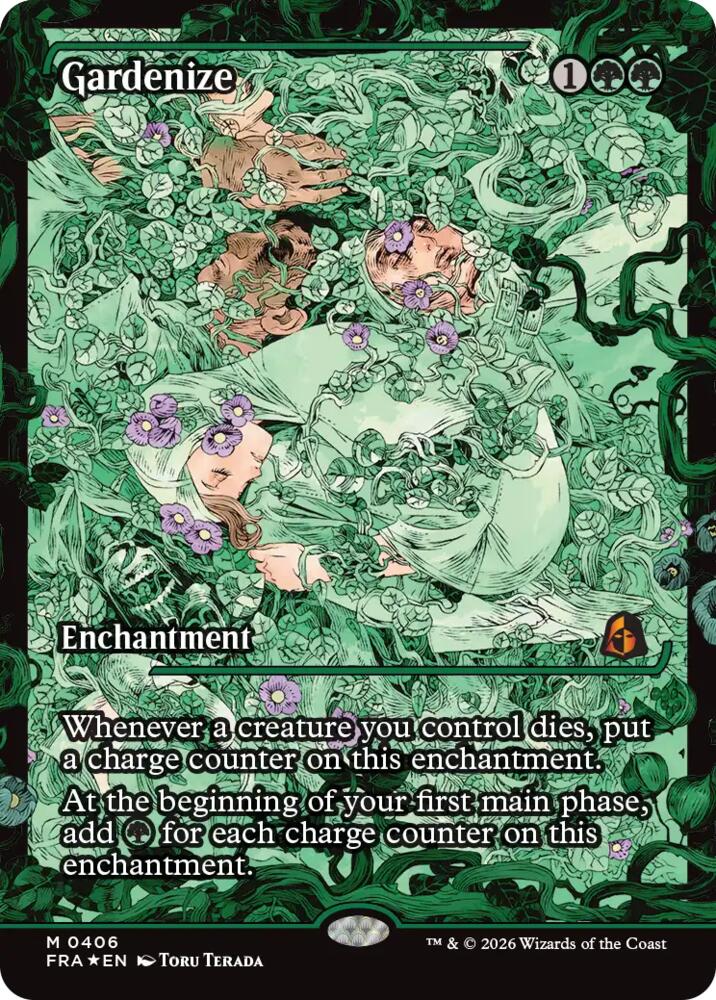 Gardenize 406 (Reality Fracture)  - Showcase Foil | Good Games Adelaide SA