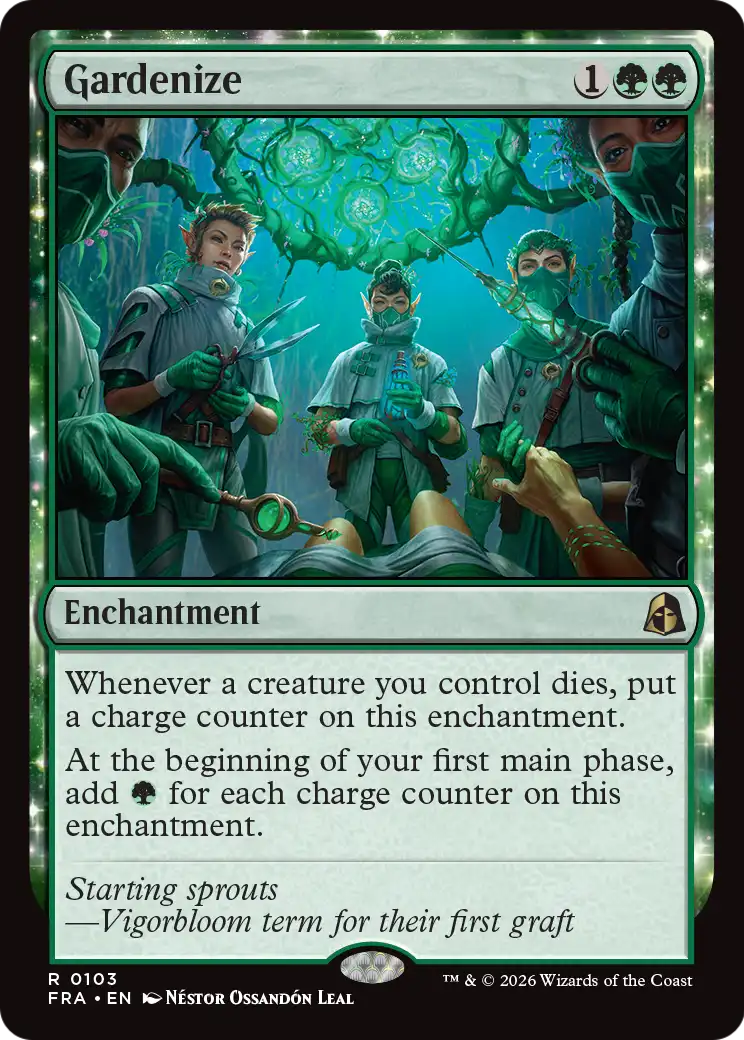 Gardenize 103 (Reality Fracture)  - Foil | Good Games Adelaide SA