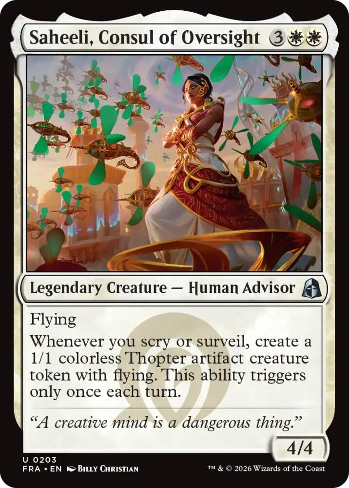 Saheeli, Consul of Oversight 203 (Reality Fracture)  | Good Games Adelaide SA