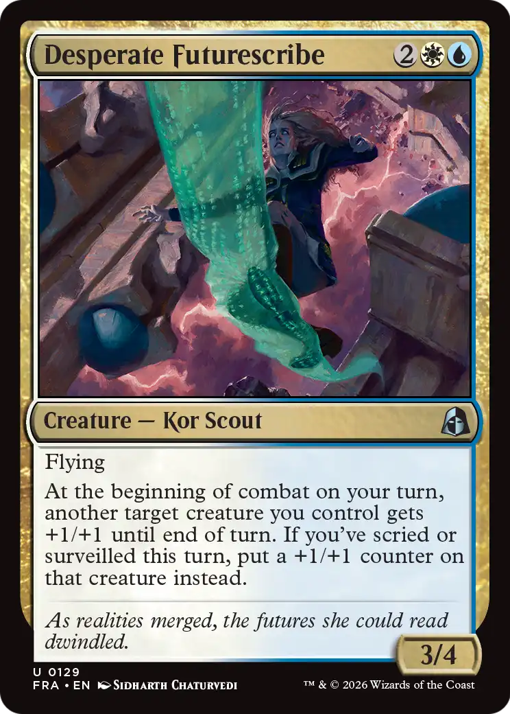 Desperate Futurescribe 129 (Reality Fracture)  - Foil | Good Games Adelaide SA