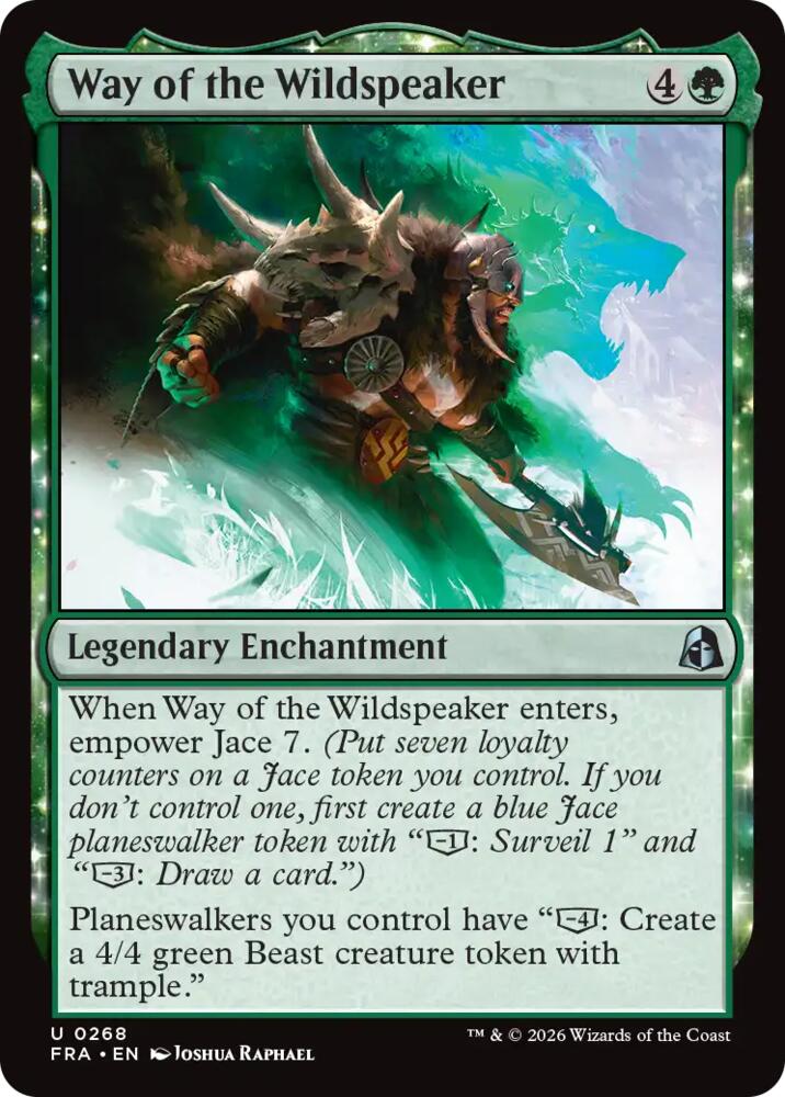 Way of the Wildspeaker 268 (Reality Fracture)  - Foil | Good Games Adelaide SA