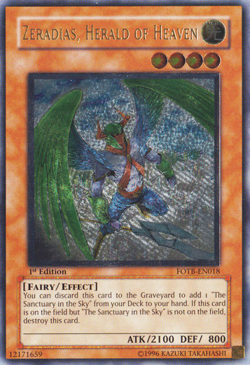 Zeradias, Herald of Heaven [FOTB-EN018] Ultimate Rare | Good Games Adelaide SA