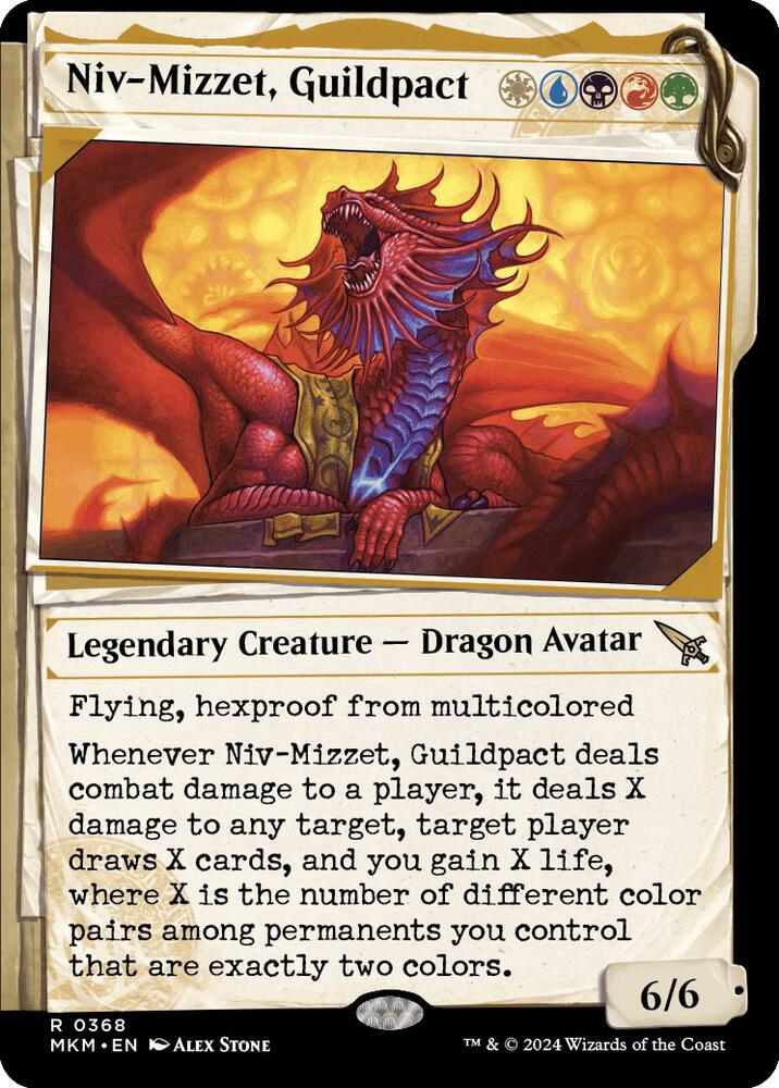 Niv-Mizzet, Guildpact 368 (Murders at Karlov Manor)  - Foil | Good Games Adelaide SA
