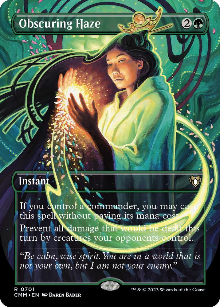 Obscuring Haze 701 (Commander Masters)  - Borderless Foil | Good Games Adelaide SA