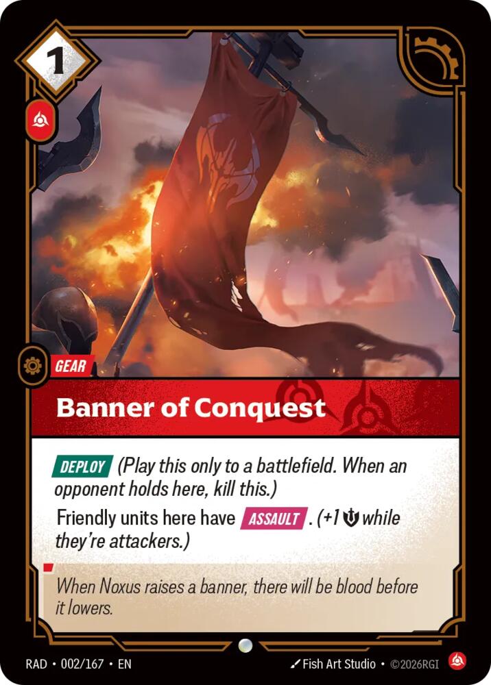 Banner of Conquest 002/167 (Radiance)  | Good Games Adelaide SA