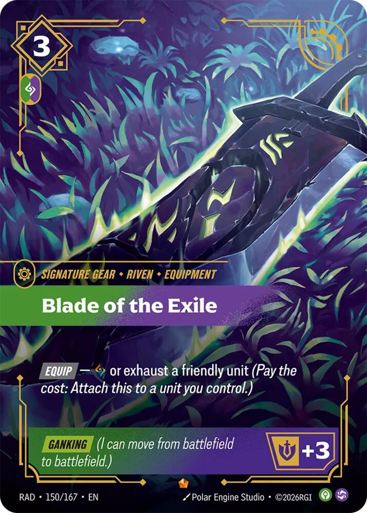 Blade of the Exile 150/167 (Radiance)  - Foil | Good Games Adelaide SA