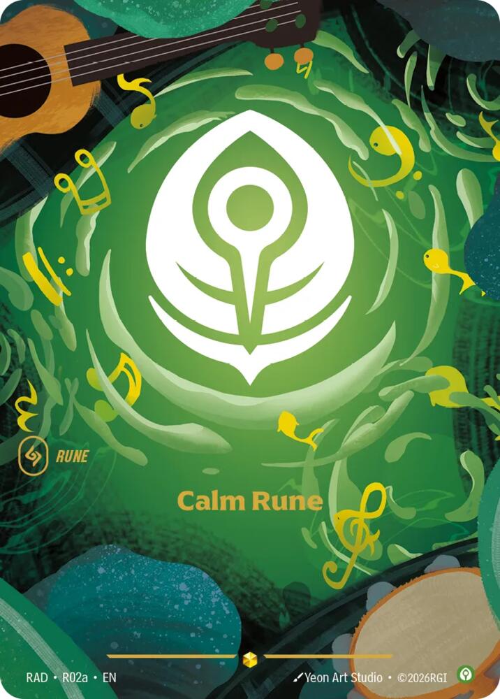 Calm Rune (AA) R02a (Radiance)  - Foil | Good Games Adelaide SA
