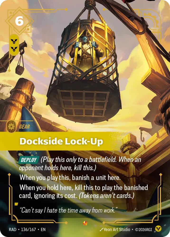 Dockside Lock Up 136/167 (Radiance)  - Foil | Good Games Adelaide SA