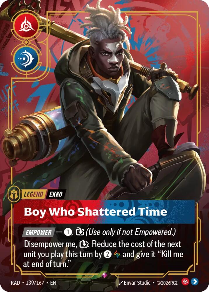 Ekko - Boy Who Shattered Time 139/167 (Radiance)  - Foil | Good Games Adelaide SA