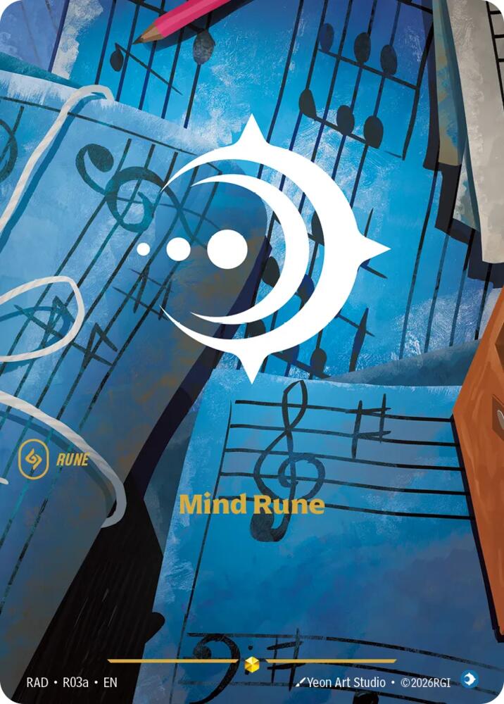 Mind Rune (AA) R03a (Radiance)  - Foil | Good Games Adelaide SA