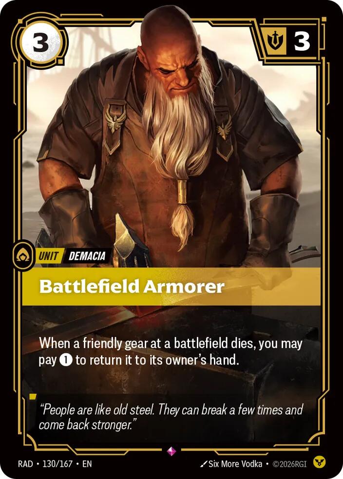 Battlefield Armorer 130/167 (Radiance)  - Foil | Good Games Adelaide SA