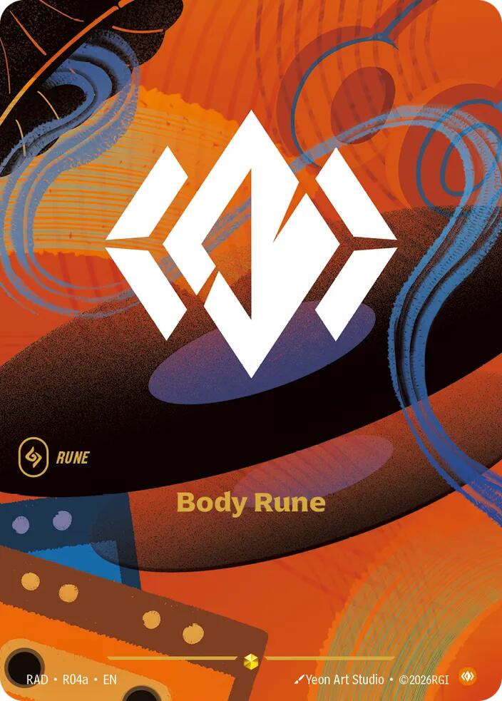 Body Rune (AA) R04a (Radiance)  - Foil | Good Games Adelaide SA
