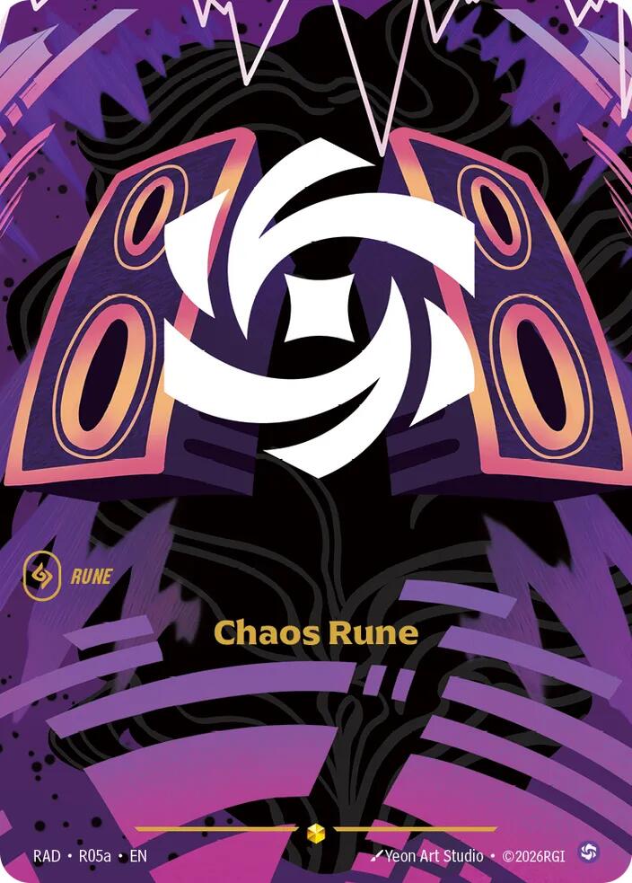Chaos Rune (AA) R05a (Radiance)  - Foil | Good Games Adelaide SA