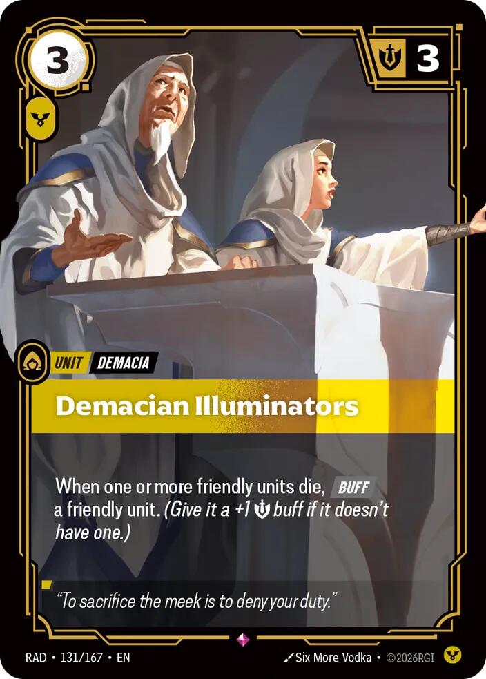 Demacian Illuminators 131/167 (Radiance)  - Foil | Good Games Adelaide SA
