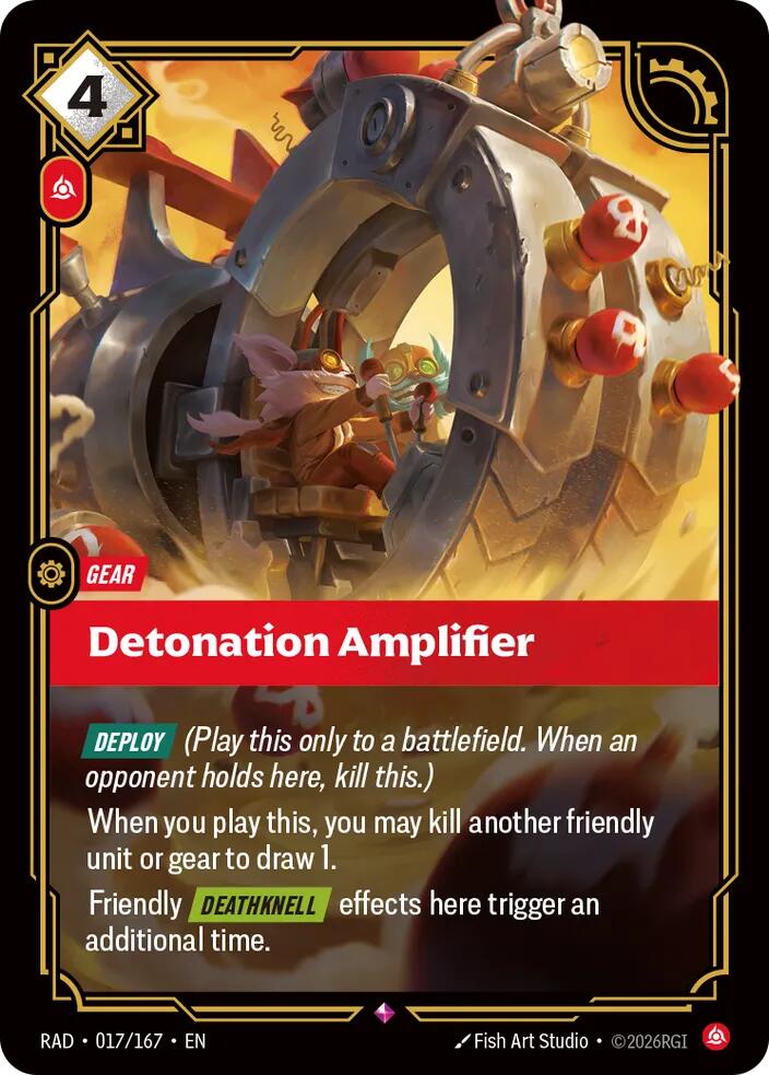 Detonation Amplifier 017/167 (Radiance)  - Foil | Good Games Adelaide SA