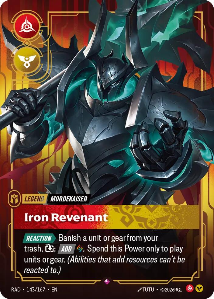 Mordekaiser - Iron Revenant 143/167 (Radiance)  - Foil | Good Games Adelaide SA
