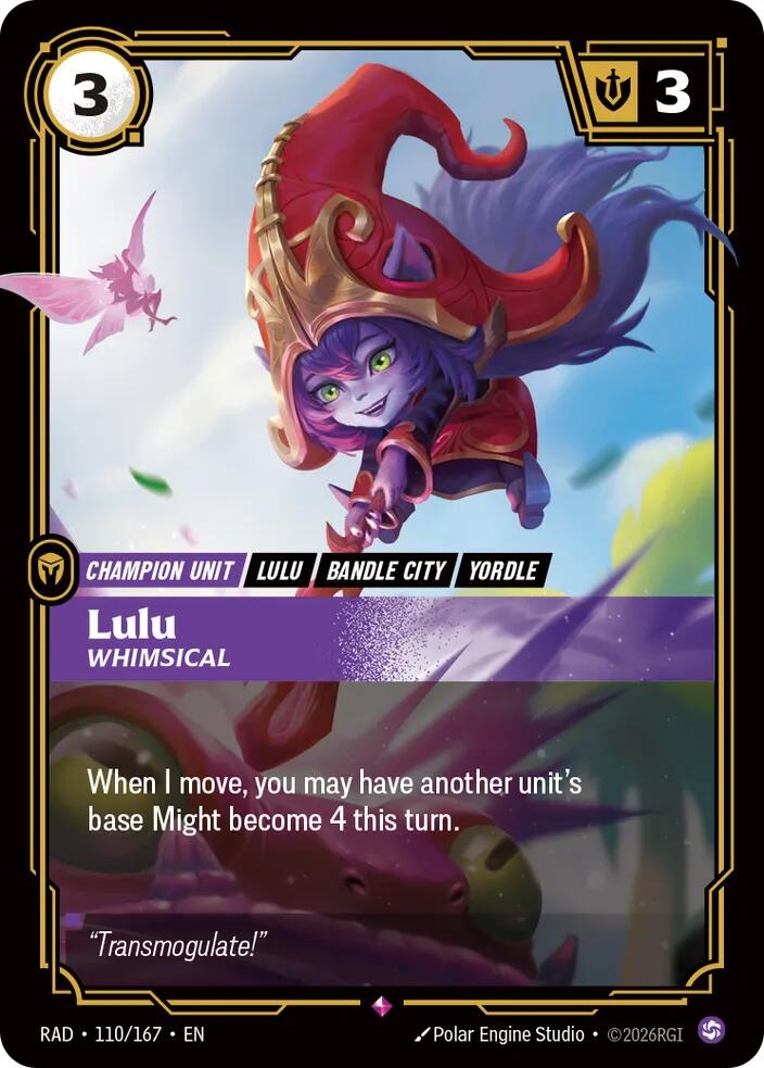 Lulu - Whimsical 110/167 (Radiance)  - Foil | Good Games Adelaide SA