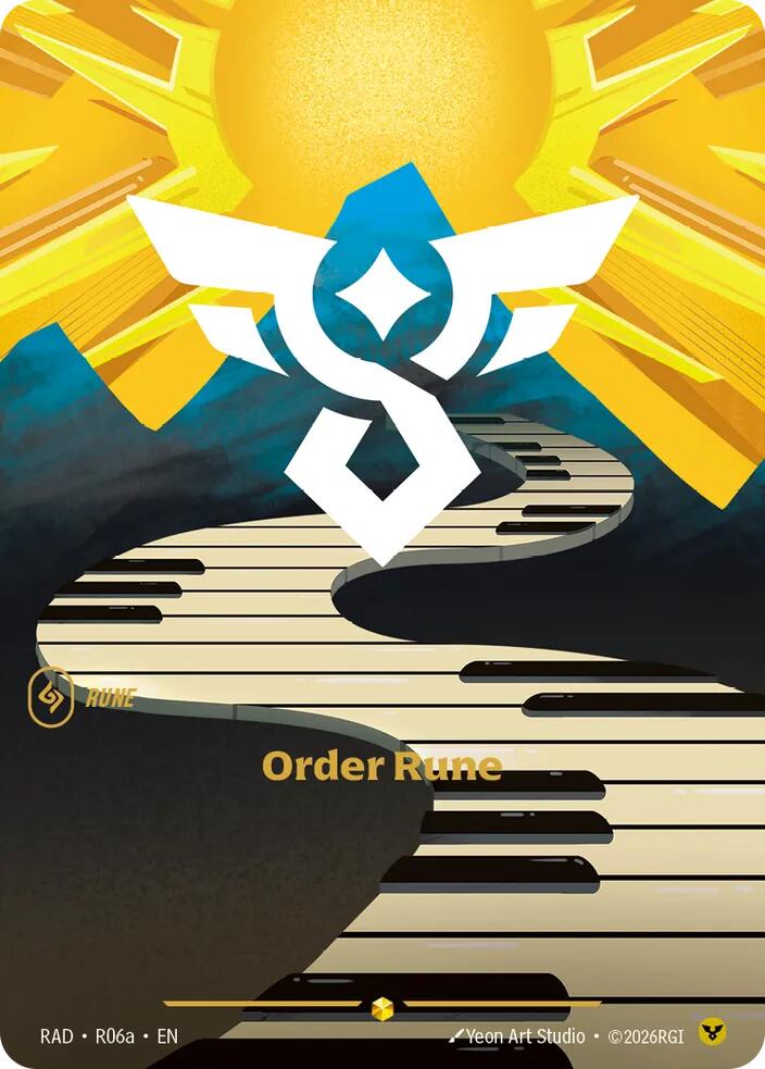 Order Rune (AA) R06a (Radiance)  - Foil | Good Games Adelaide SA