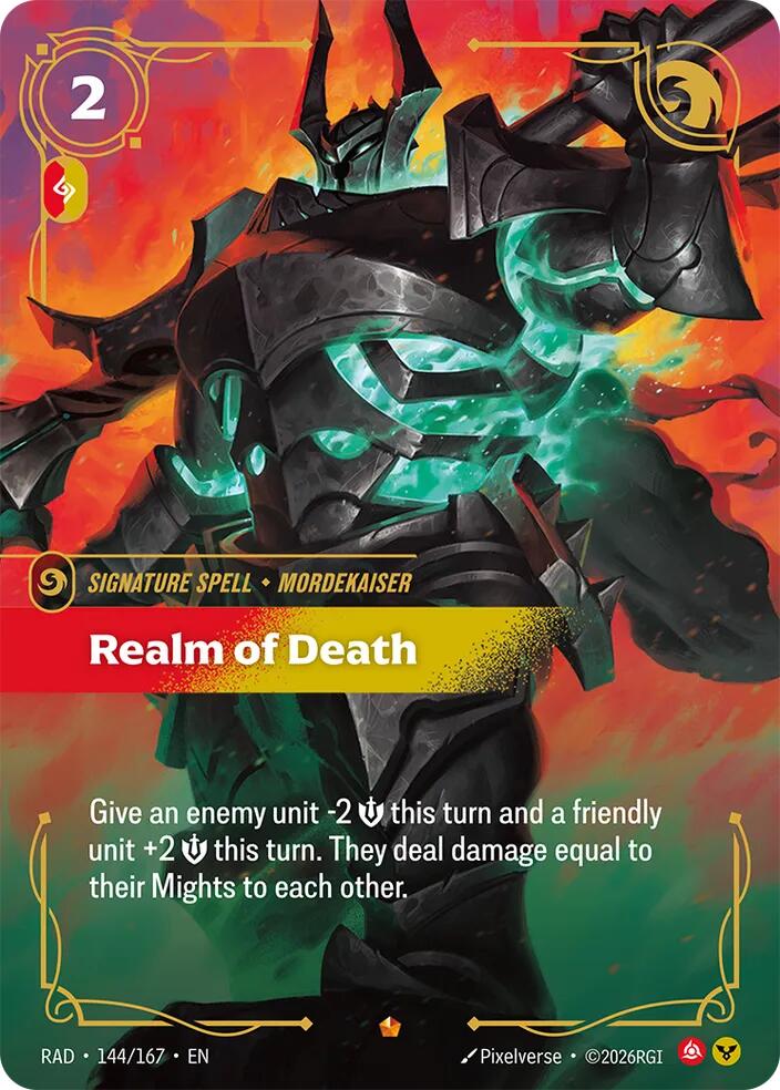 Realm of Death 144/167 (Radiance)  - Foil | Good Games Adelaide SA