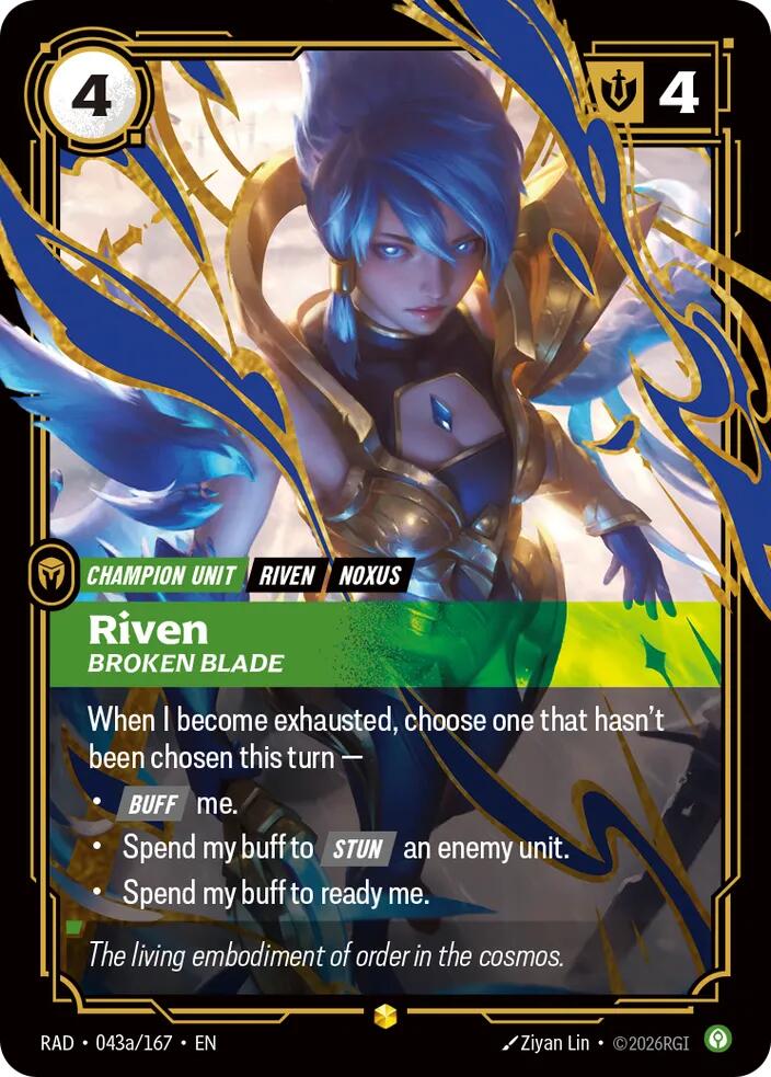Riven - Broken Blade 043a/167 (Radiance)  - Foil | Good Games Adelaide SA