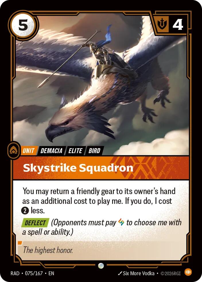 Skystrike Squadron 075/167 (Radiance)  | Good Games Adelaide SA