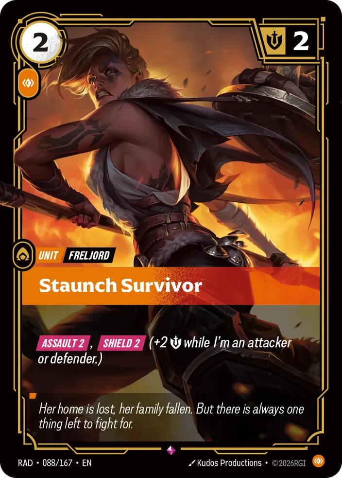 Staunch Survivor 088/167 (Radiance)  - Foil | Good Games Adelaide SA