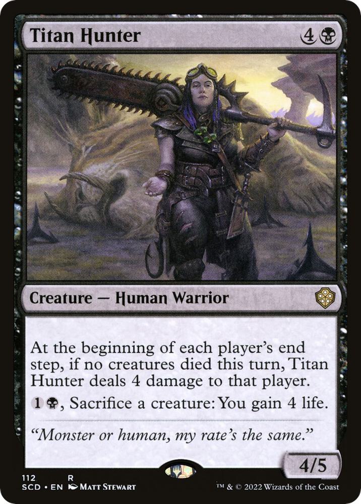 Titan Hunter 112 (Starter Commander Decks)  | Good Games Adelaide SA