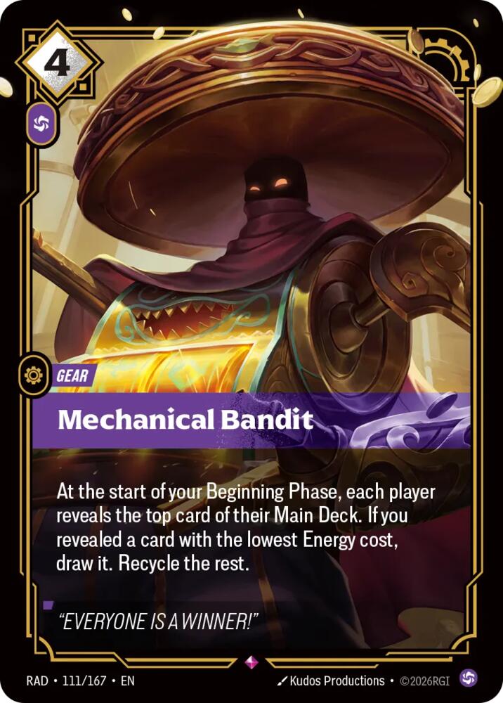Mechanical Bandit 111/167 (Radiance)  - Foil | Good Games Adelaide SA