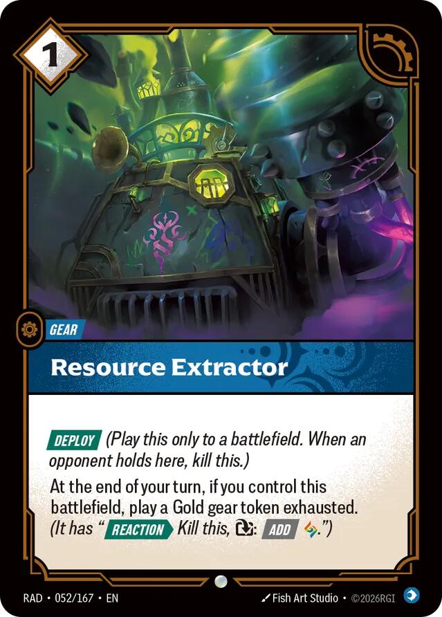 Resource Extractor 052/167 (Radiance)  - Foil | Good Games Adelaide SA