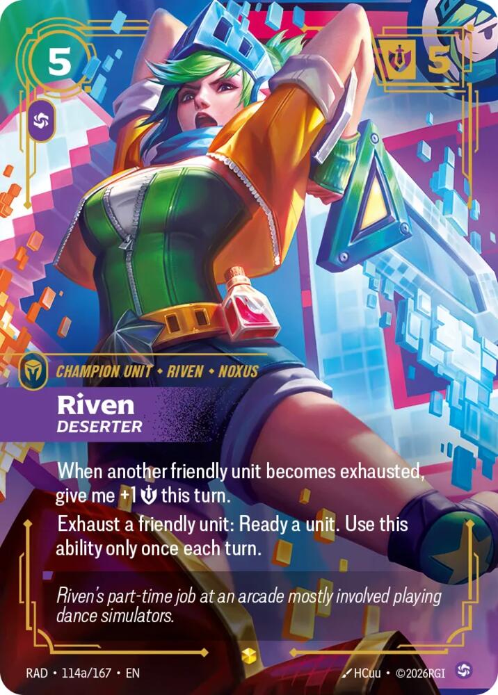 Riven - Deserter 114a/167 (Radiance)  - Foil | Good Games Adelaide SA