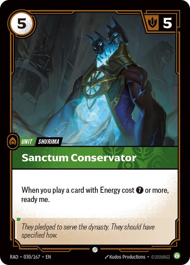 Sanctum Conservator 030/167 (Radiance)  - Foil | Good Games Adelaide SA