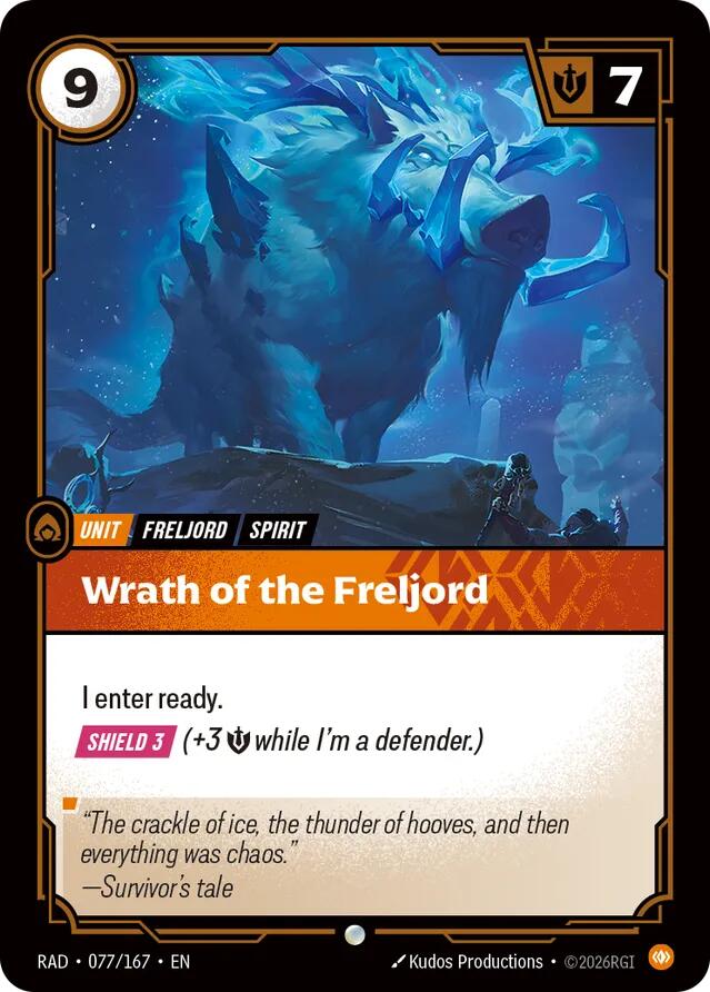 Wrath of the Freljord 077/167 (Radiance)  - Foil | Good Games Adelaide SA