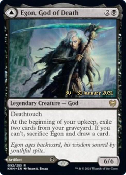 Egon God of Death 92 (Prerelease Cards)  - Foil | Good Games Adelaide SA