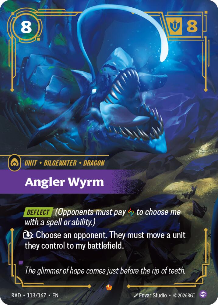Angler Wyrm 113/167 (Radiance)  - Foil | Good Games Adelaide SA