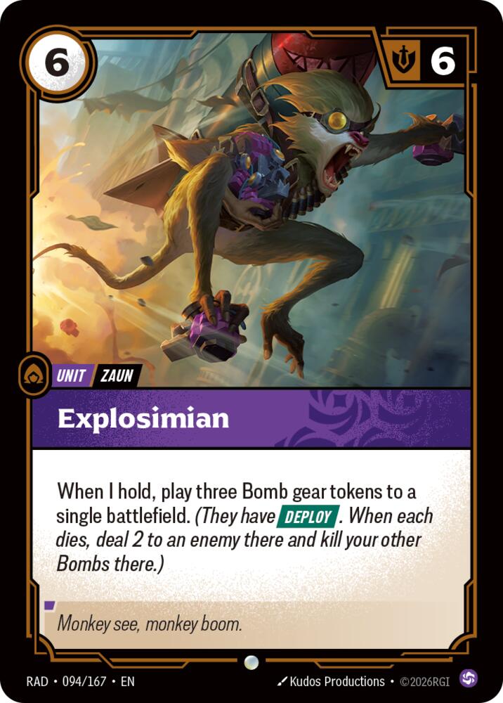 Explosimian 094/167 (Radiance)  - Foil | Good Games Adelaide SA