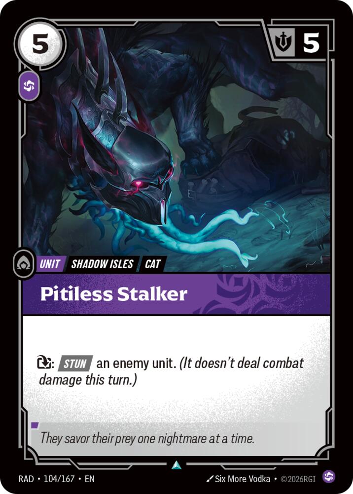 Pitiless Stalker 104/167 (Radiance)  - Foil | Good Games Adelaide SA