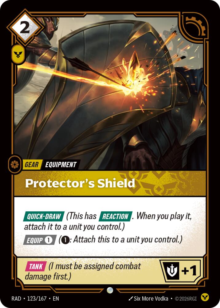 Protector's Shield 123/167 (Radiance)  | Good Games Adelaide SA