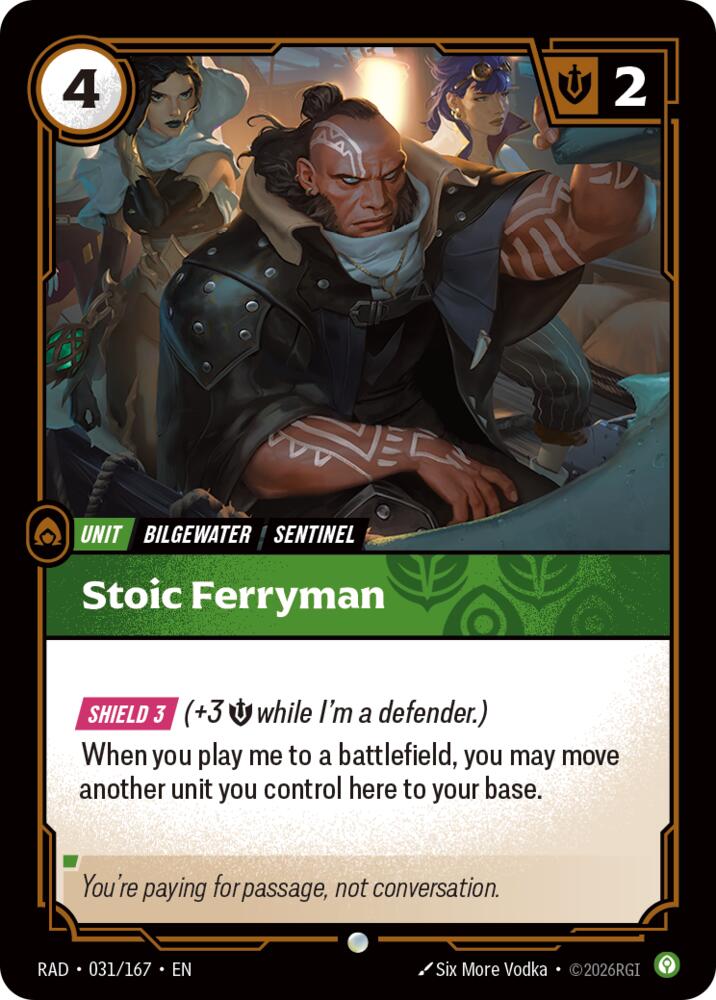 Stoic Ferryman 031/167 (Radiance)  - Foil | Good Games Adelaide SA
