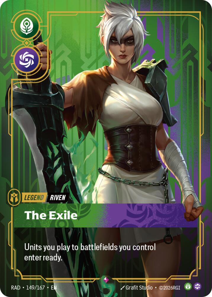 Riven - The Exile 149/167 (Radiance)  - Foil | Good Games Adelaide SA