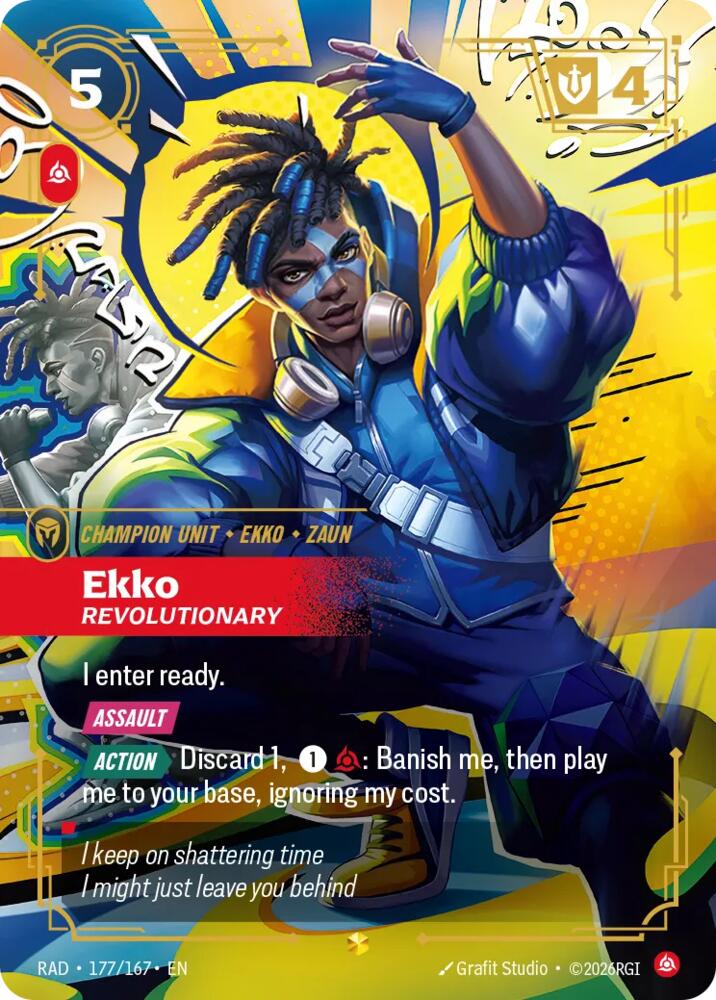 Ekko - Revolutionary 177/167 (Radiance)  - Foil | Good Games Adelaide SA