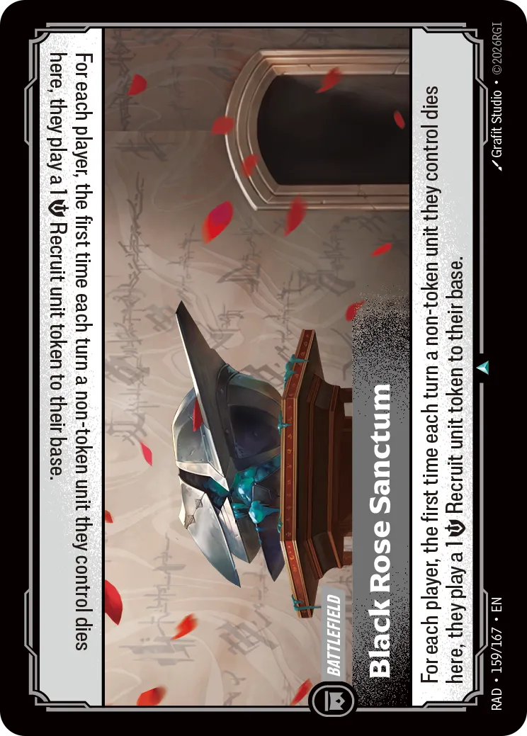 Black Rose Sanctum 159/167 (Radiance)  | Good Games Adelaide SA