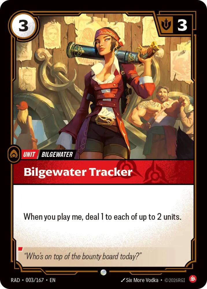 Bilgewater Tracker 003/167 (Radiance)  - Foil | Good Games Adelaide SA