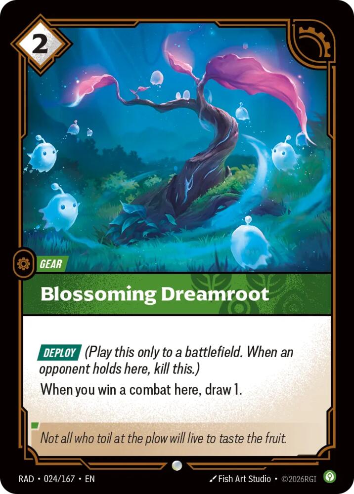 Blossoming Dreamroot 024/167 (Radiance)  - Foil | Good Games Adelaide SA