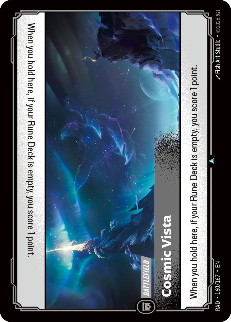 Cosmic Vista 160/167 (Radiance)  - Foil | Good Games Adelaide SA