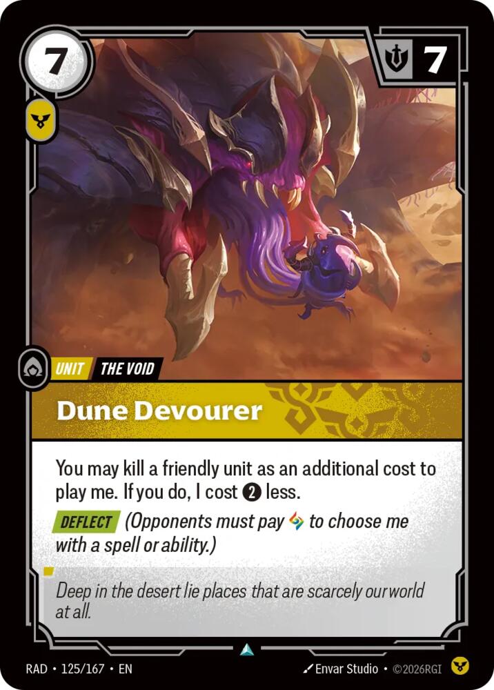 Dune Devourer 125/167 (Radiance)  - Foil | Good Games Adelaide SA