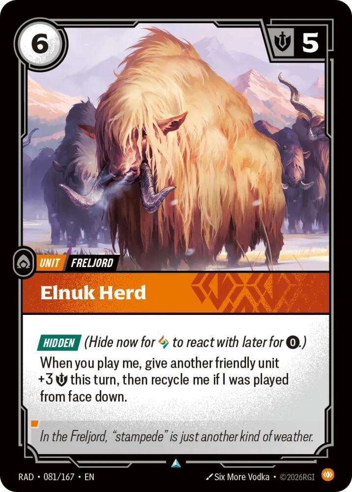 Elnuk Herd 081/167 (Radiance)  - Foil | Good Games Adelaide SA