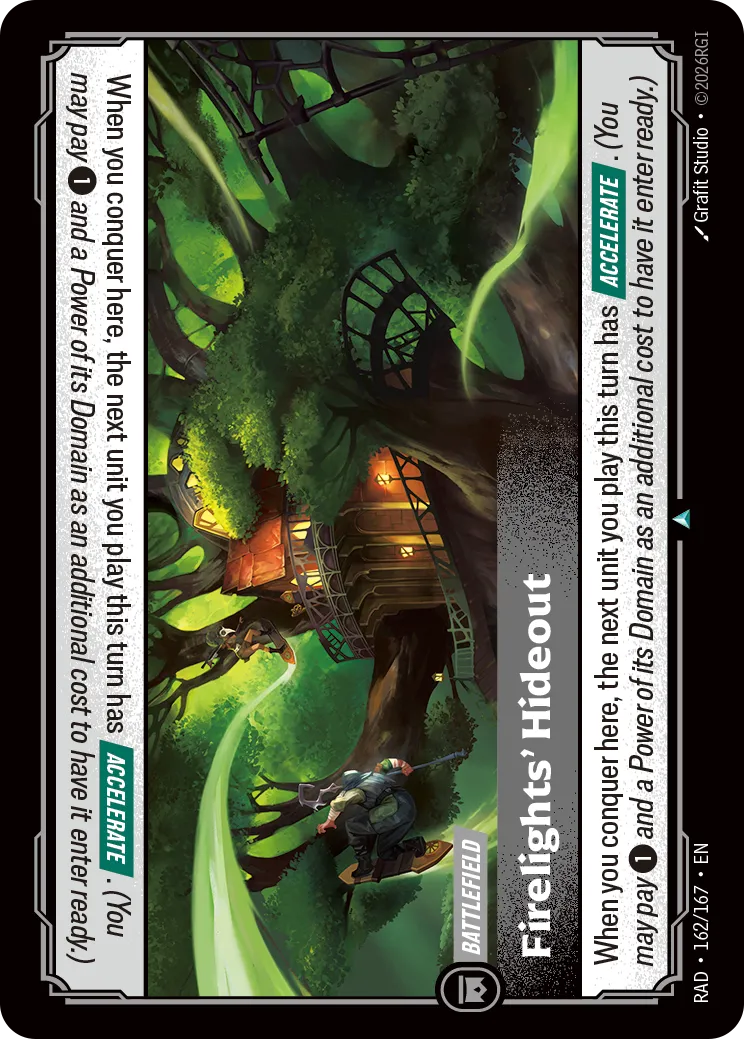 Firelights' Hideout 162/167 (Radiance)  - Foil | Good Games Adelaide SA