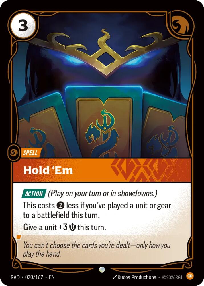 Hold 'Em 070/167 (Radiance)  - Foil | Good Games Adelaide SA