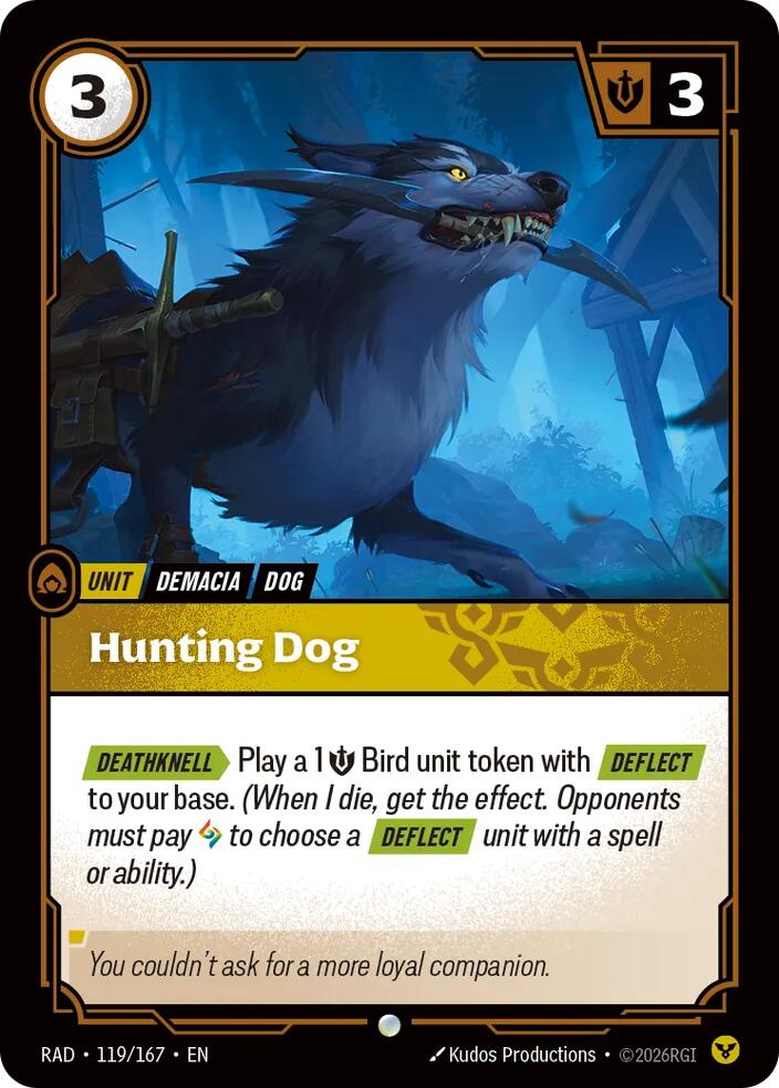 Hunting Dog 119/167 (Radiance)  - Foil | Good Games Adelaide SA