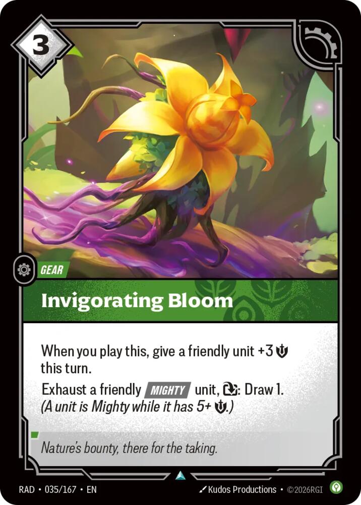 Invigorating Bloom 035/167 (Radiance)  - Foil | Good Games Adelaide SA